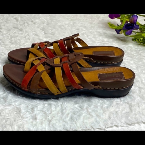 Clarks Artesian Active Air leather sandals size 7M - Picture 4 of 9